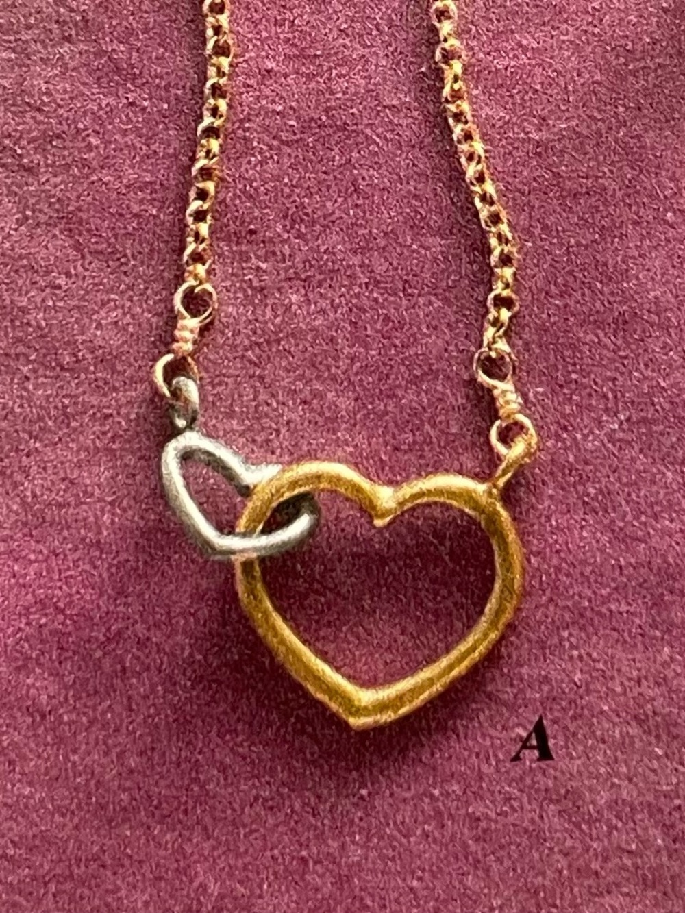 New! Hearts Together Necklace